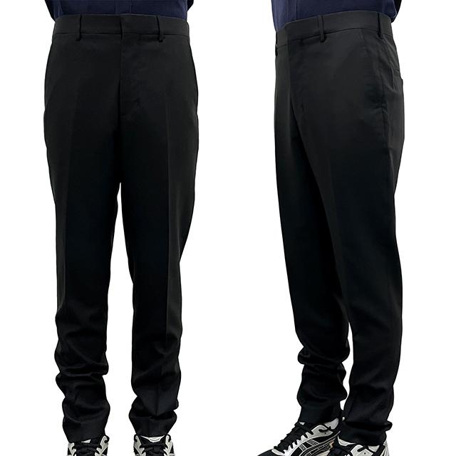 AMI Straight Tailored Wool Pants Unisex HTR013 WV0044 001