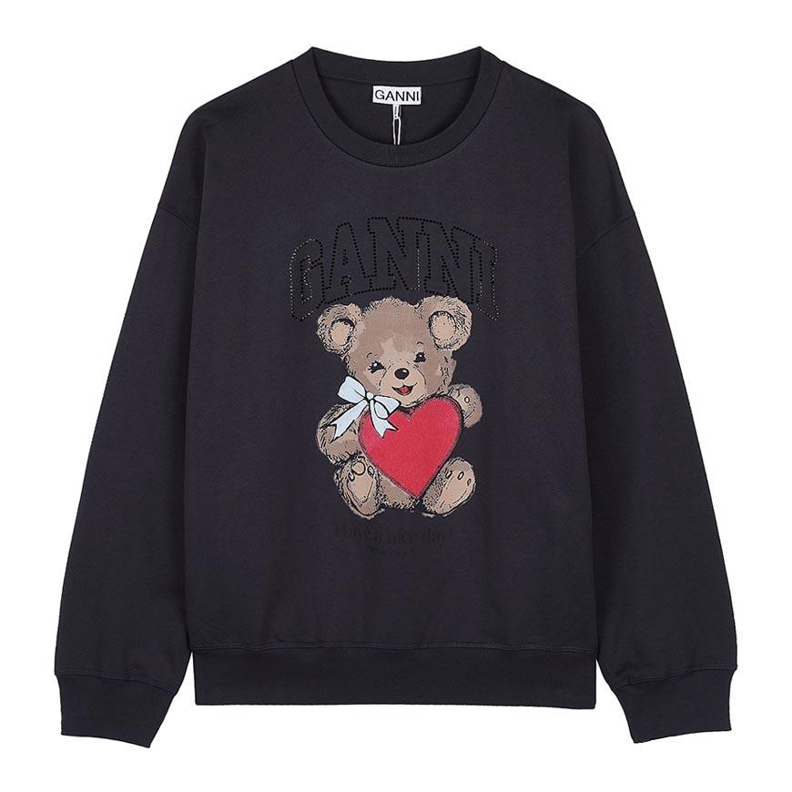 GANNI Women’s Bear Graphic Sweatshirt A1060027 252