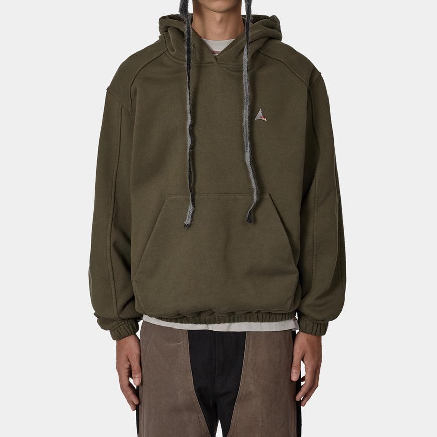 ROA Men’s Logo Hoodie 490gsm RBMW0634FA403 GRN0012