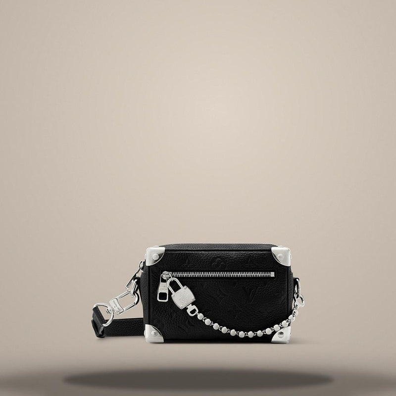 Louis Vuitton Mini Soft Trunk Black Crossbody Bag M25927