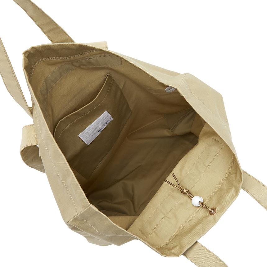 nanamica Chino Cotton Unisex Tote Bag SUOS400E KHAKI