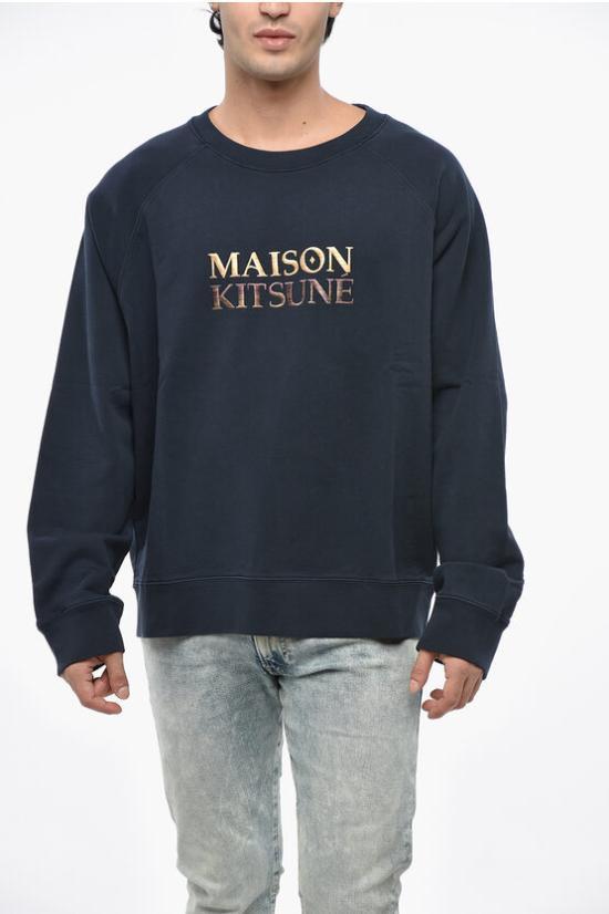 Maison Kitsune Gradient Oversized Sweatshirt Men’s Crewneck NM00311KM0001 P480