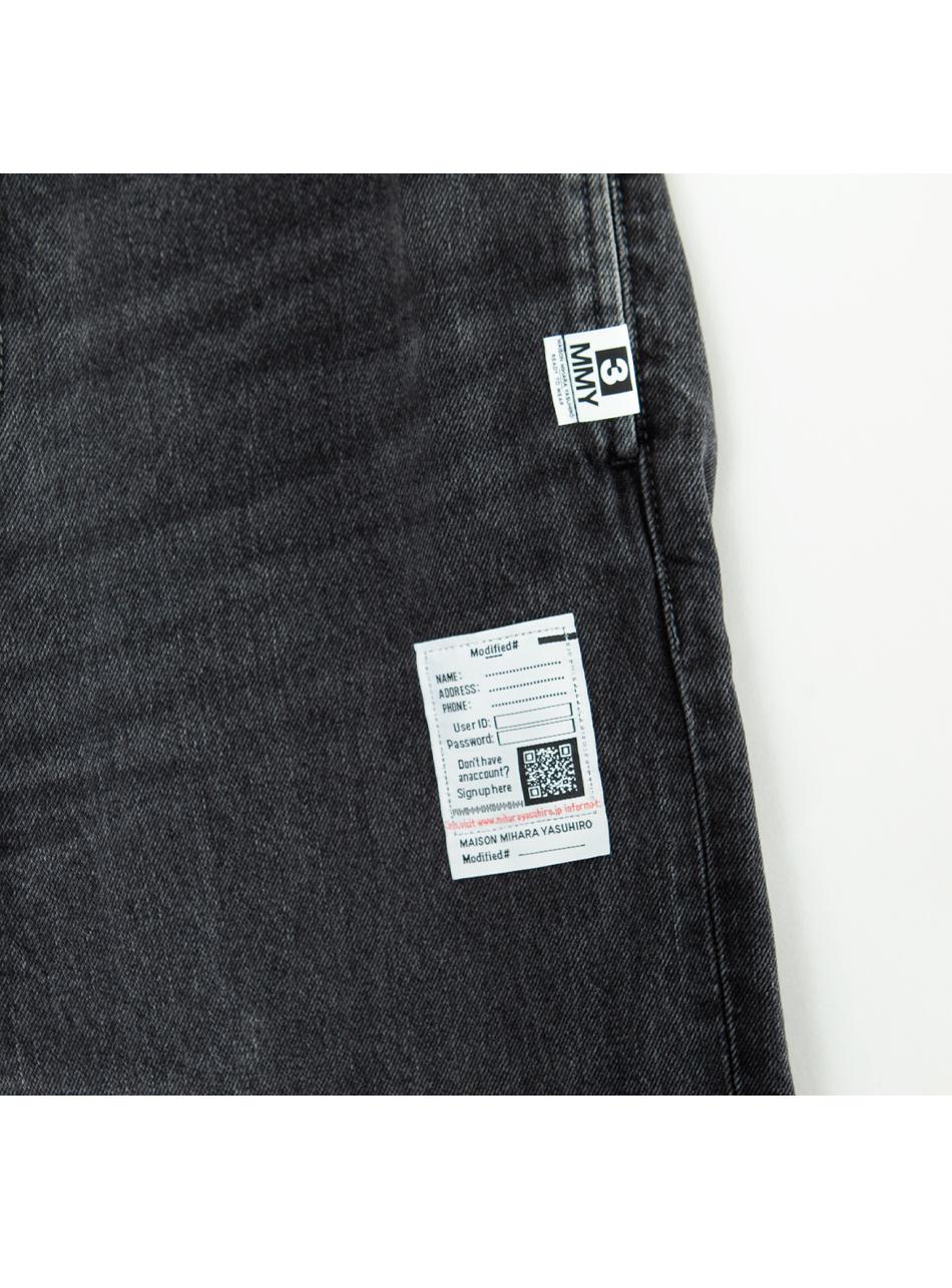 Maison Mihara Yasuhiro Easy Waist Denim Pants for Men J13PT122 BLACK