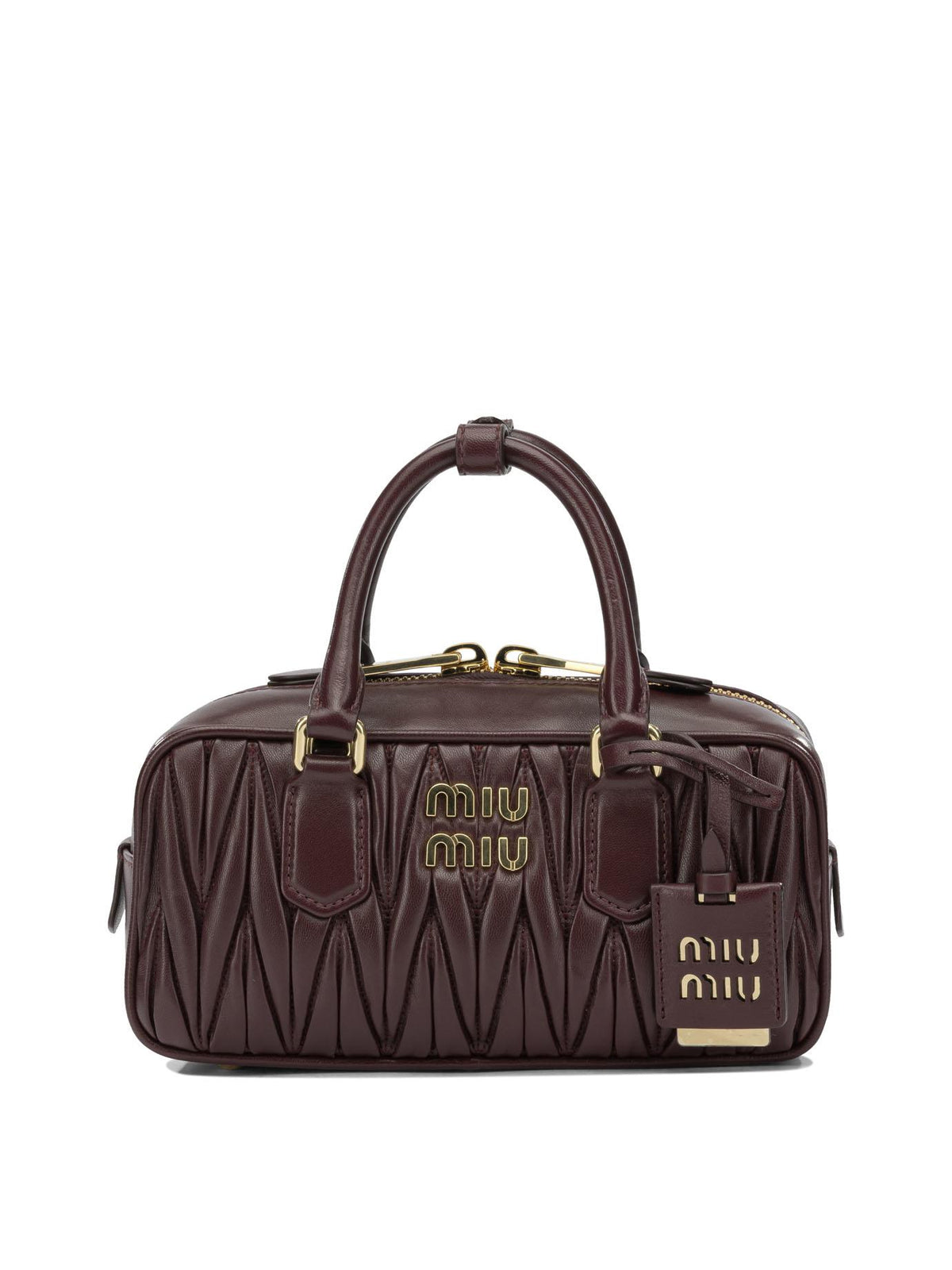 Miu Miu Black Leather Tote Bag