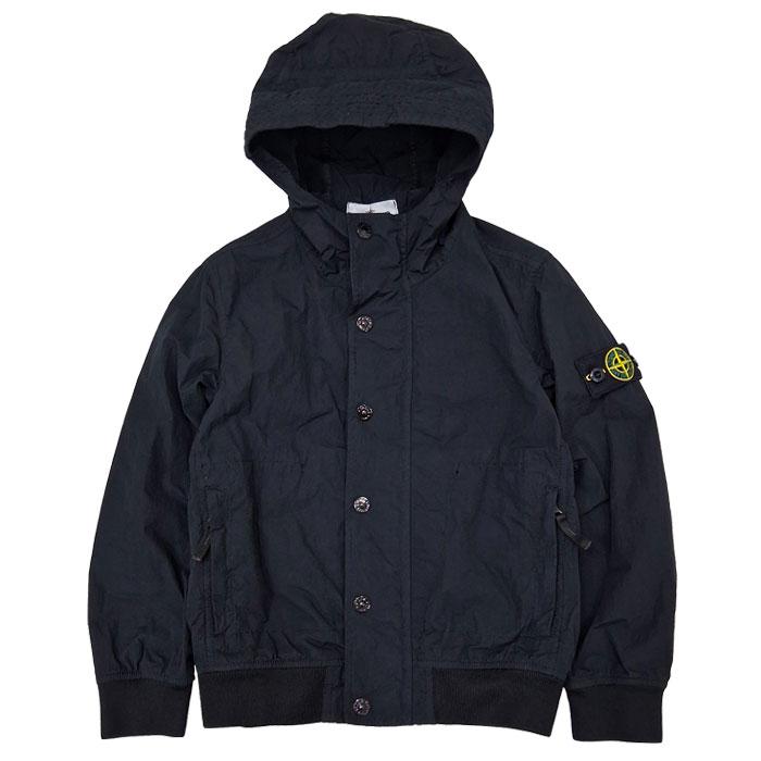 STONE ISLAND Crinkle Hooded Wind Jacket Junior Women’s
