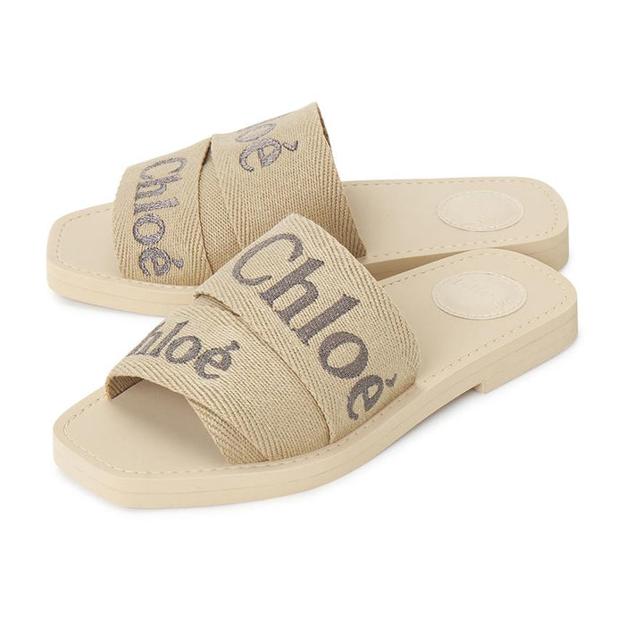 Chloe Woody Slide Sandals CHC25S188QT 2YC