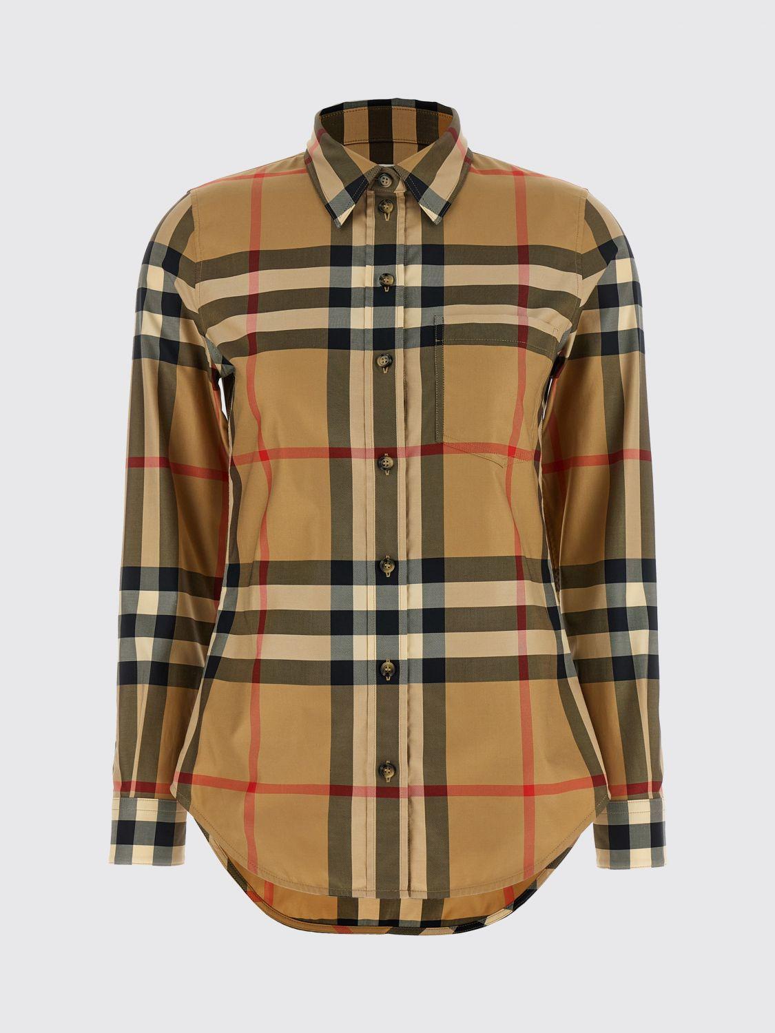 BURBERRY Long Sleeve Button-Up Shirt