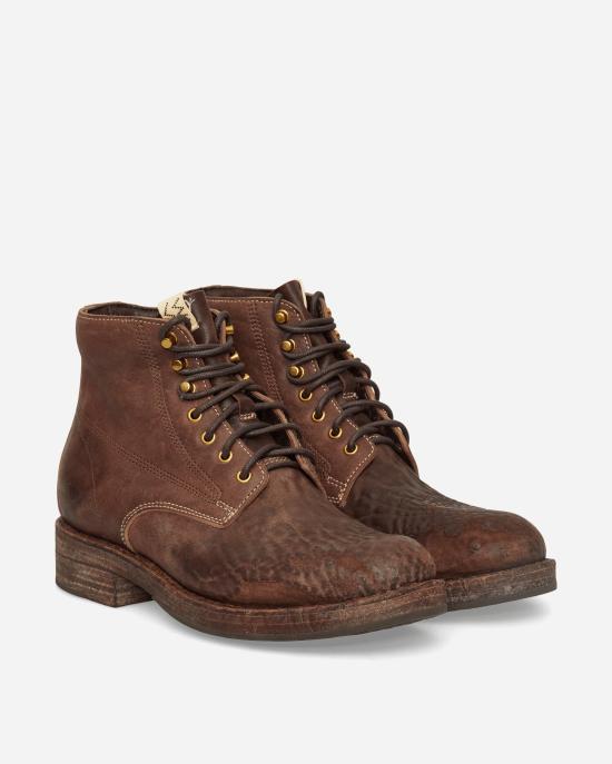 Visvim Dark Brown Leather Boots 0125202002008 DKBROWN DOM