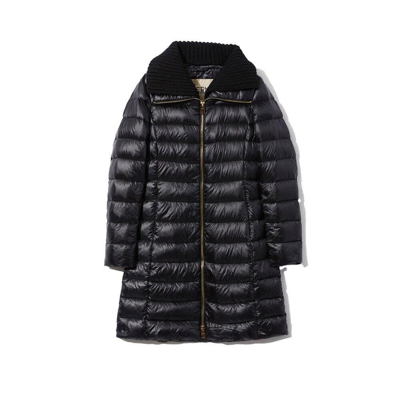 Herno Elisa Women’s Down Puffer Jacket Black PI0650DICM 03 12017Z 9300
