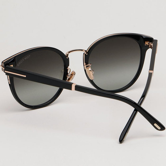 TOM FORD Asian Fit Round Acetate Unisex Sunglasses TF1247 K 01B