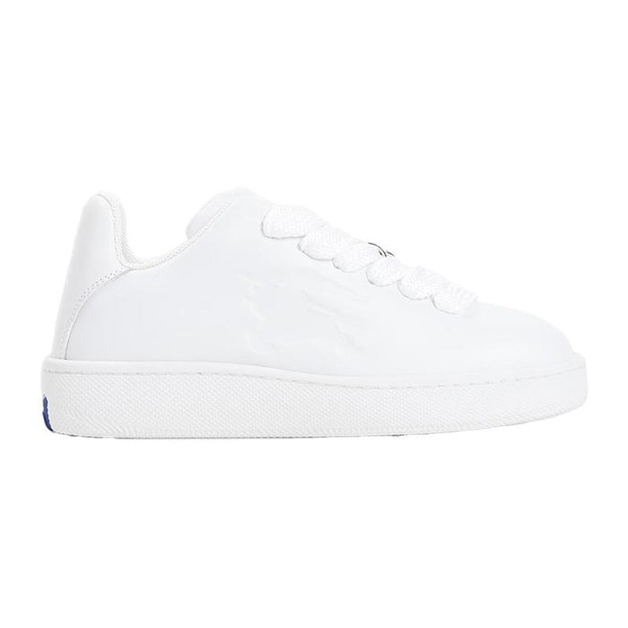 BURBERRY Leather Box Sneakers White Low-Top