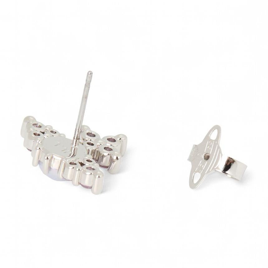 Vivienne Westwood Pewter Feodora Earrings for Women