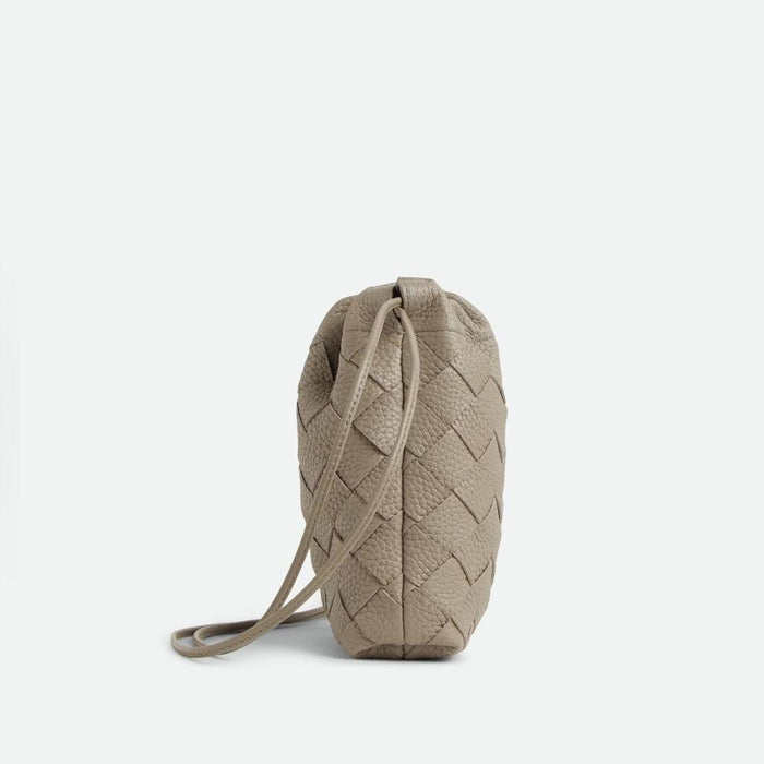 Bottega Veneta Vertical Dust Bag Limestone Crossbody Bag