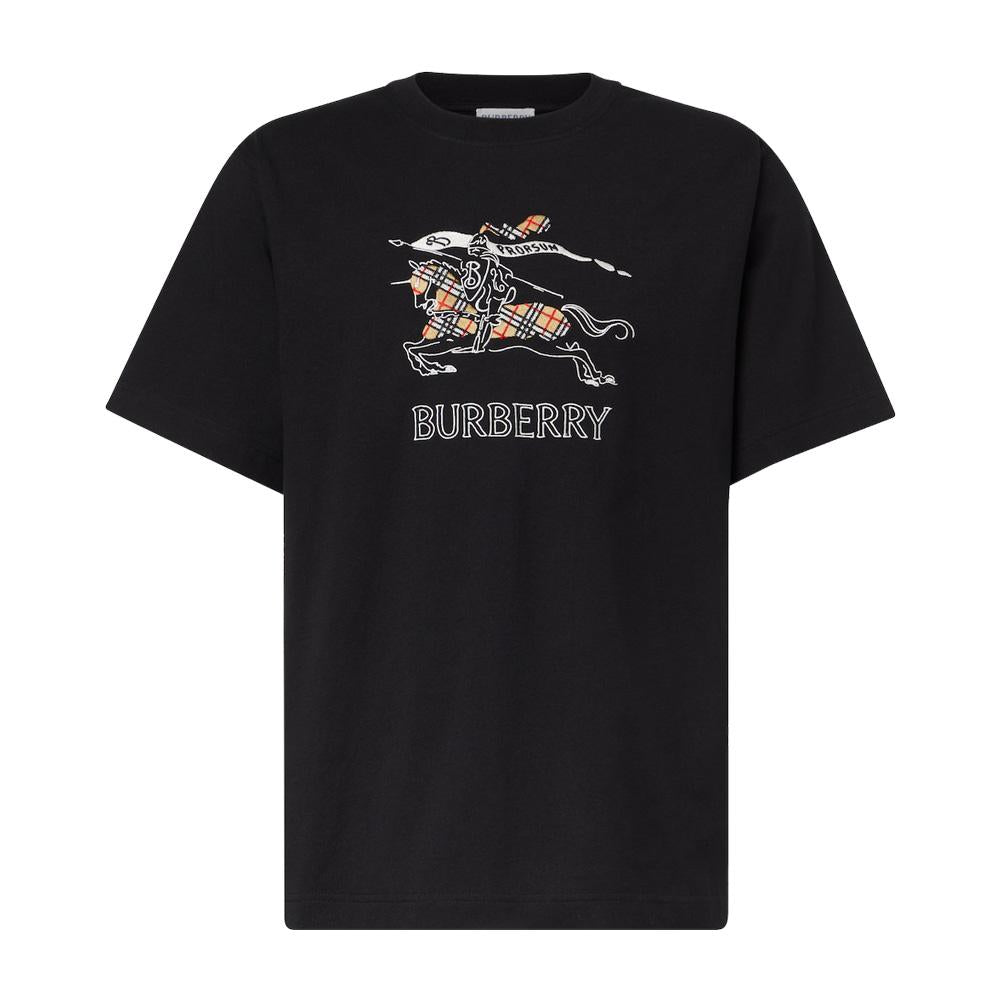 BURBERRY EKD Sketch Black Cotton Short-Sleeve T-Shirt