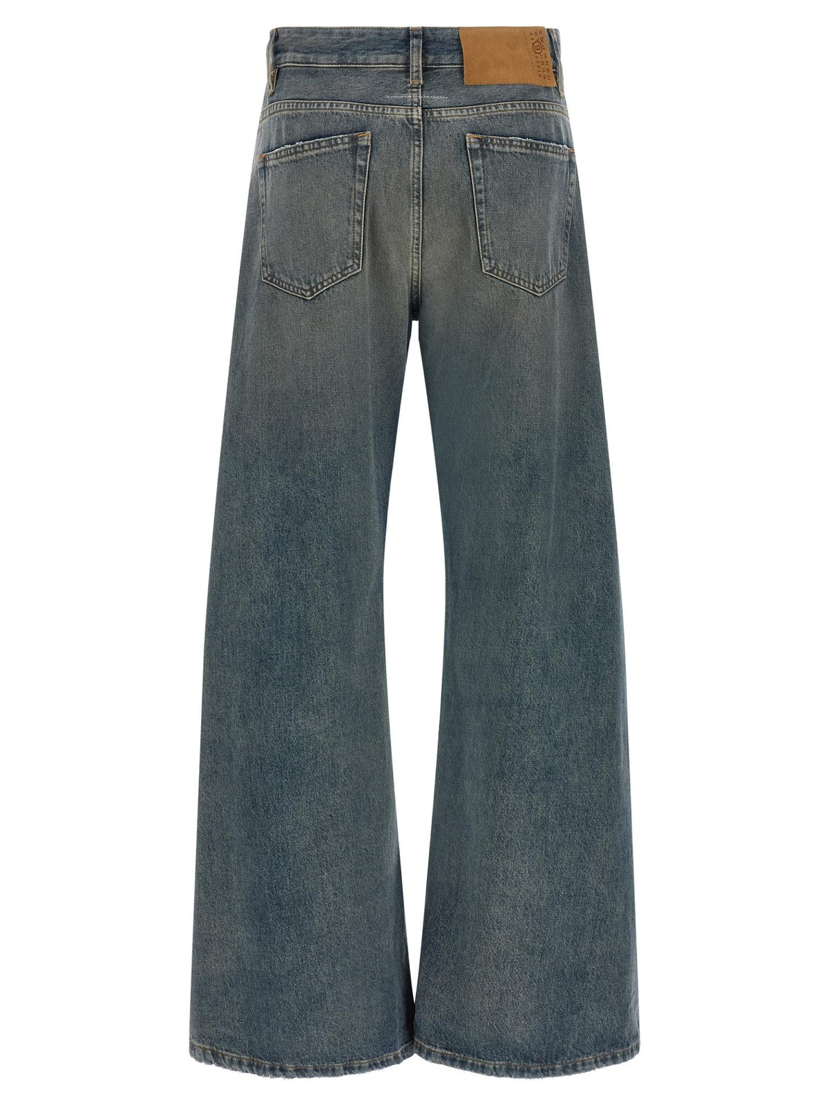 Maison Margiela Blue Denim Cropped Jeans Women’s