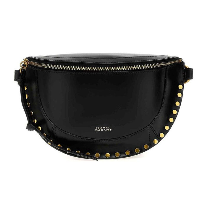 Isabel Marant Scano Leather Belt Bag Black Shoulder Bag