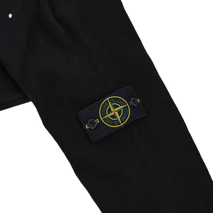 STONE ISLAND Men’s RWS Geelong Wool Cardigan Black
