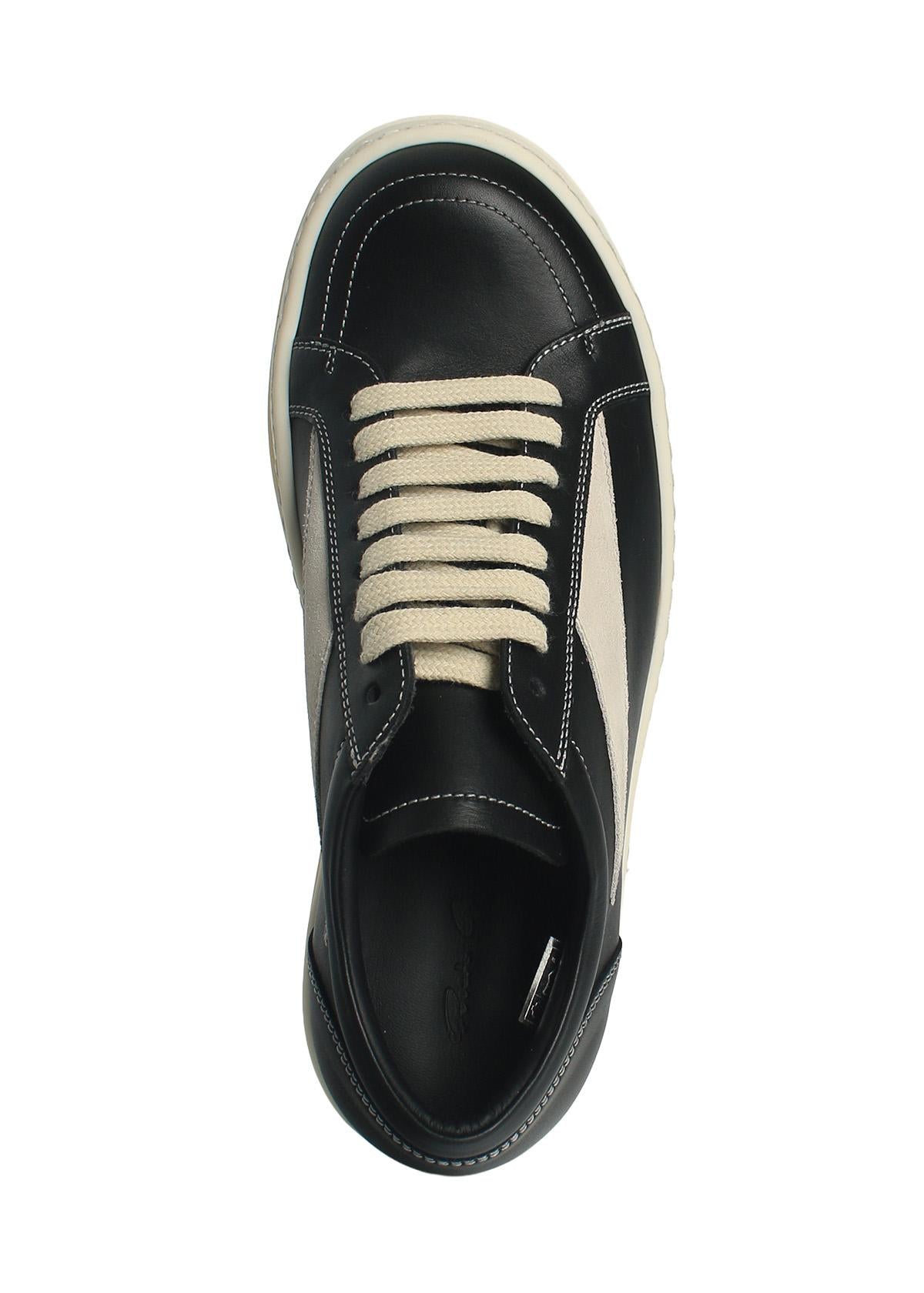 Rick Owens Women’s Vintage Black Milk Low Top Sneakers