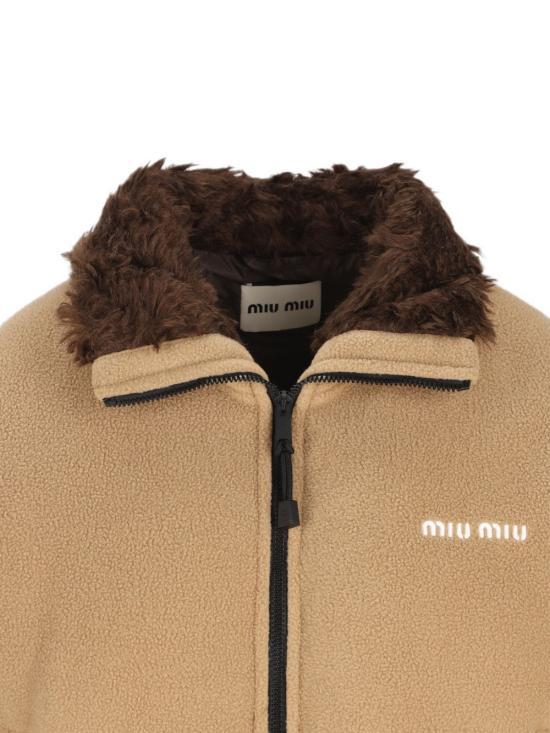 Miu Miu Camel Down Puffer Jacket for Men
