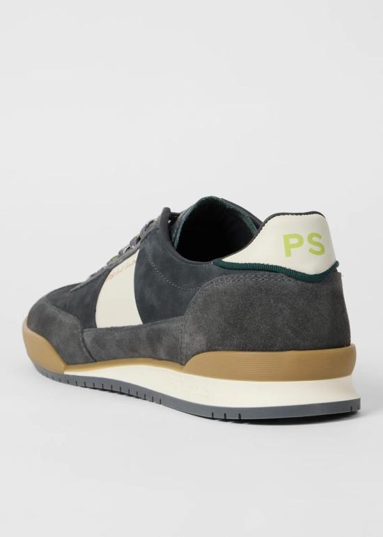 Paul Smith Leather Sneakers for Men M2S DVR05 WLEA 74 SMOKE GREY DOM