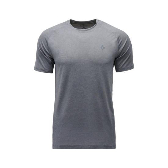 Black Diamond Short Sleeve T-Shirt Men's Black 26SS QAMAP752427 STEEL GREY DOM