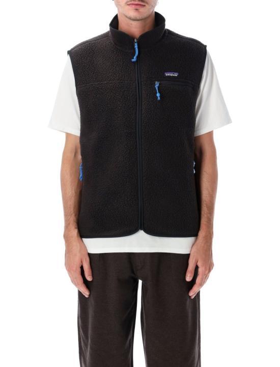 patagonia Black Fleece Vest for Men