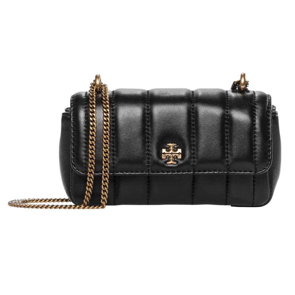 Tory Burch Kira Quilted Mini Crossbody Bag Black