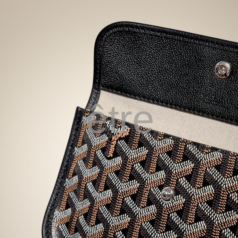 GOYARD Boheme Black Leather Tote Bag for Women