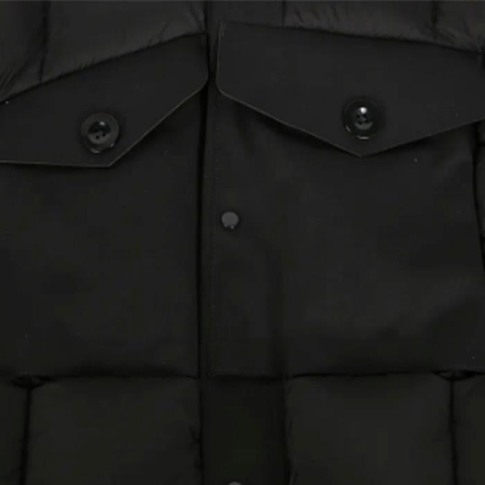 Ten C Tanker Combo Jacket Black Down Puffer Coat for Men