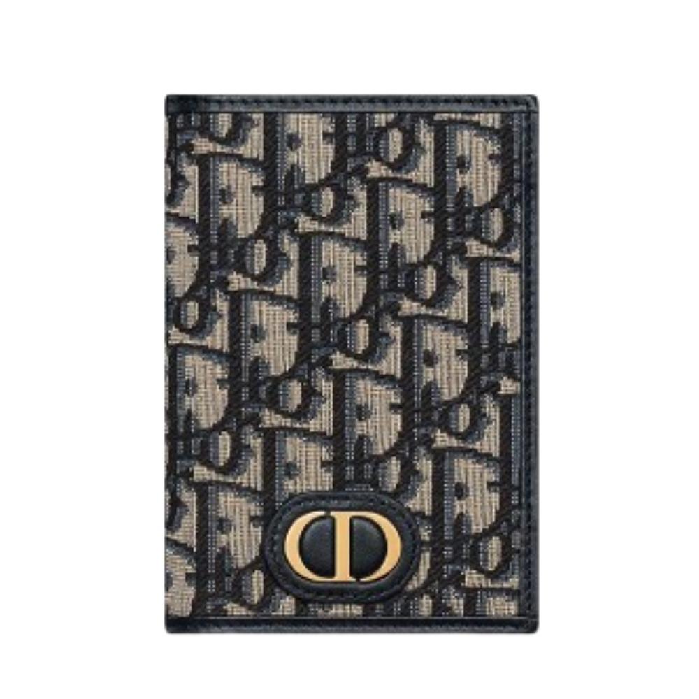 DIOR 30 Montaigne Passport Holder Wallet Unisex