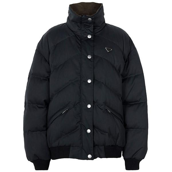 PRADA Black Re-Nylon Goose Down Jacket 292295 17IB F0002