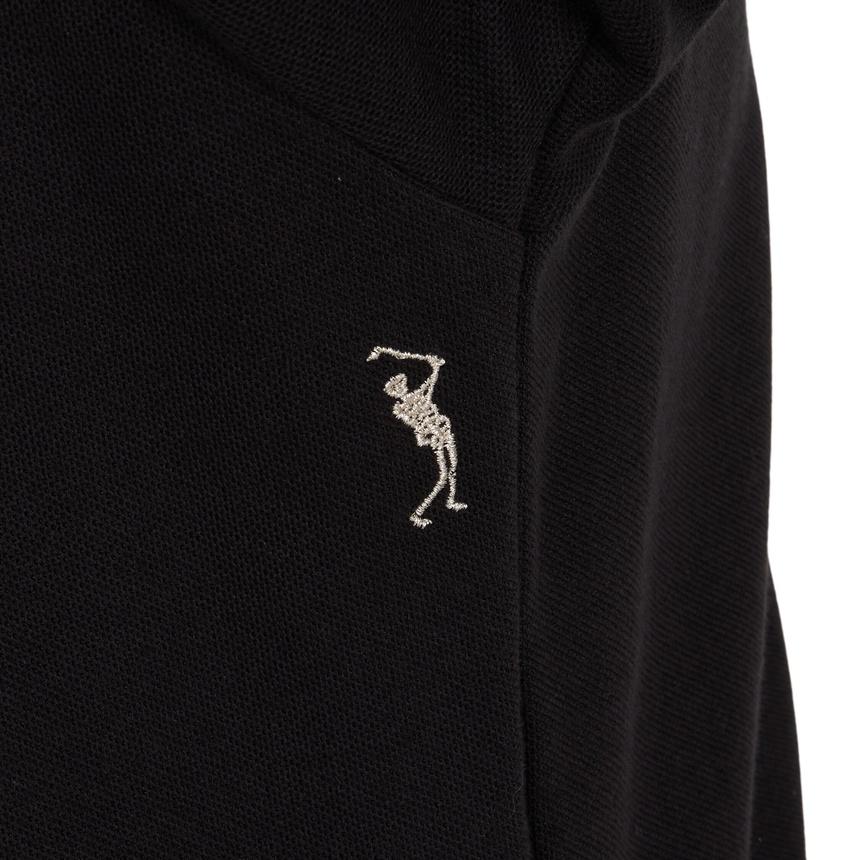 MARK&LONA Black Golf Polo Short Sleeve T-Shirt for Men