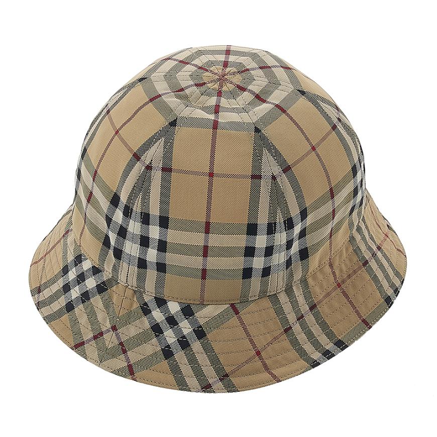 BURBERRY Vintage Check Nylon 6-Panel Bucket Hat Unisex