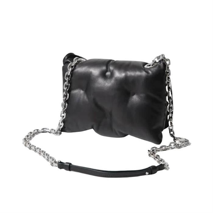 Maison Margiela Glam Slam Mini Shoulder Bag Black Leather