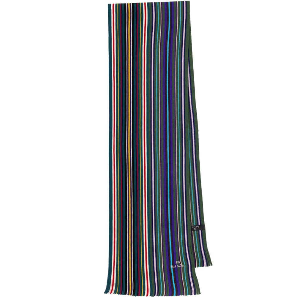 Paul Smith Spectrum Stripe Wool Scarf