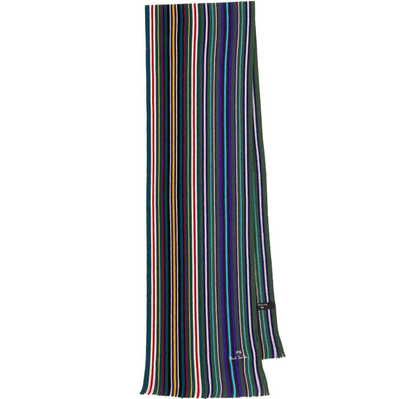 Paul Smith Spectrum Stripe Wool Scarf