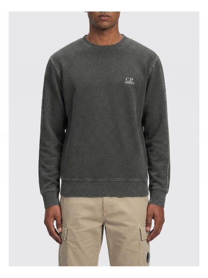 CP Company Heavy Jersey Plated Crewneck Sweatshirt