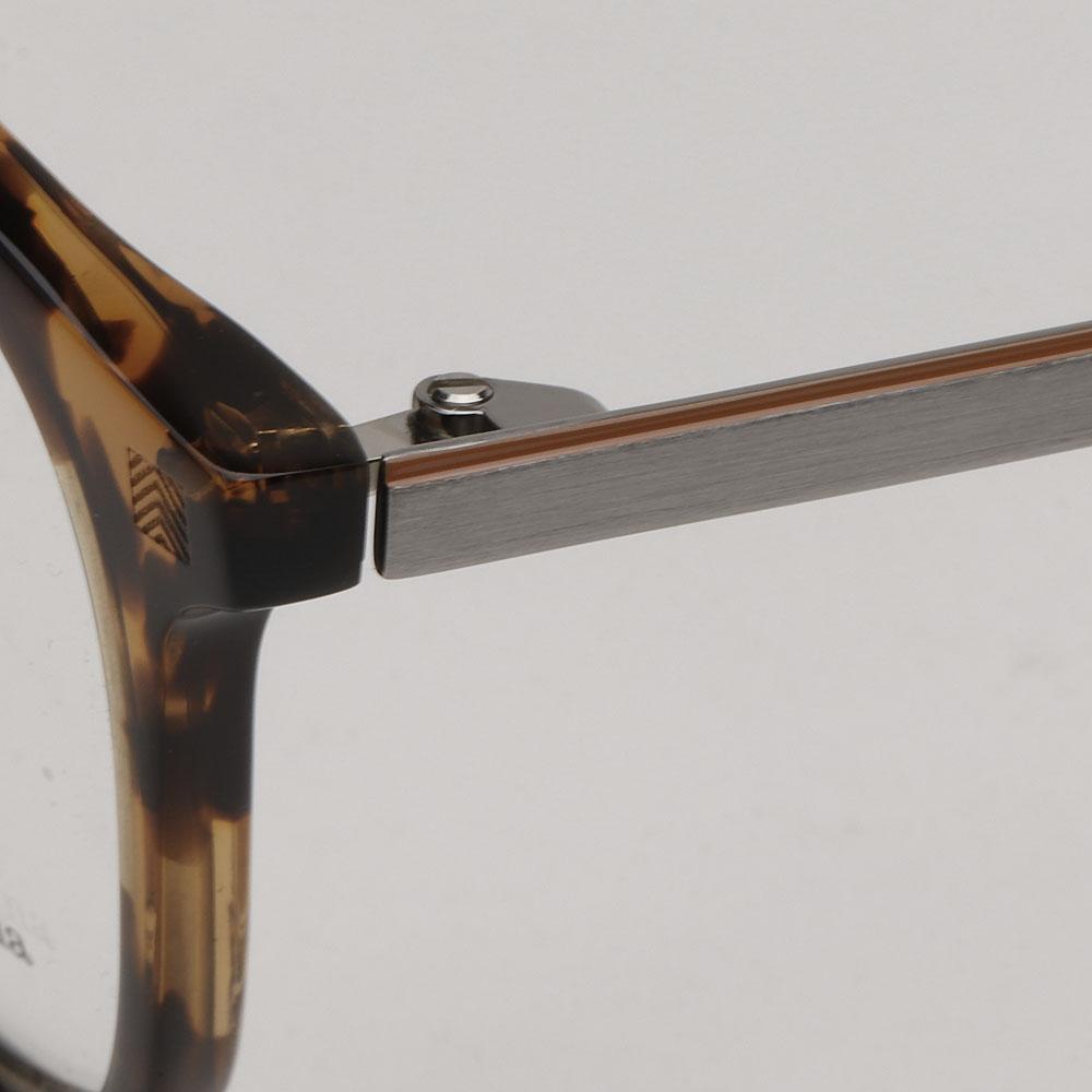 Zegna Havana Acetate Full-Rim Eyeglasses Unisex EZ5140 056