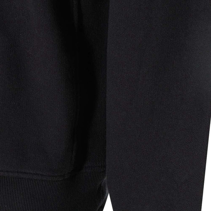 STONE ISLAND Black Logo Patch Sweatshirt Unisex
