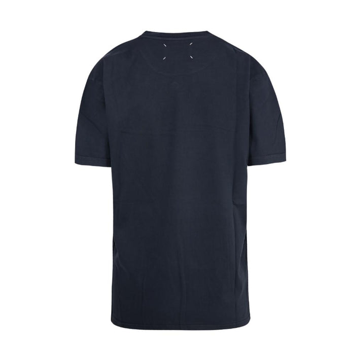 Maison Margiela Logo Print Backstitch T-Shirt Black