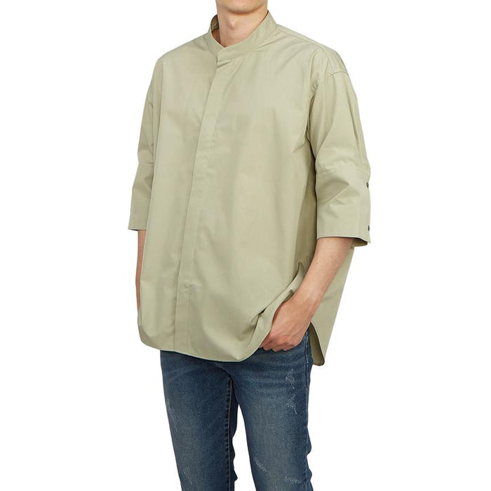 AMI Unisex Long Sleeve Shirt Green Cotton
