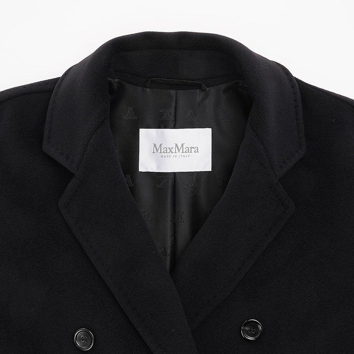 Max Mara Women’s Rebus Icon Coat Ivory Wool Blend