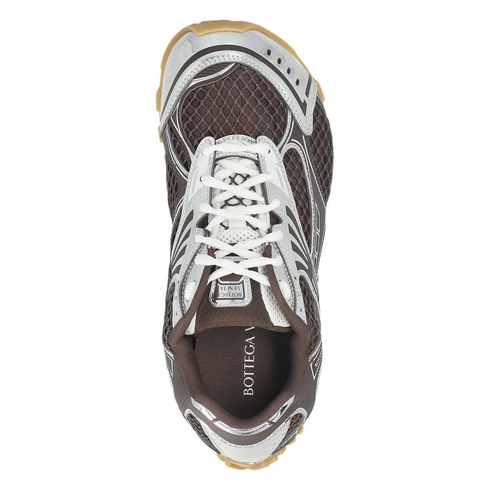 Bottega Veneta Orbit Brown Leather Low-Top Sneakers for Men