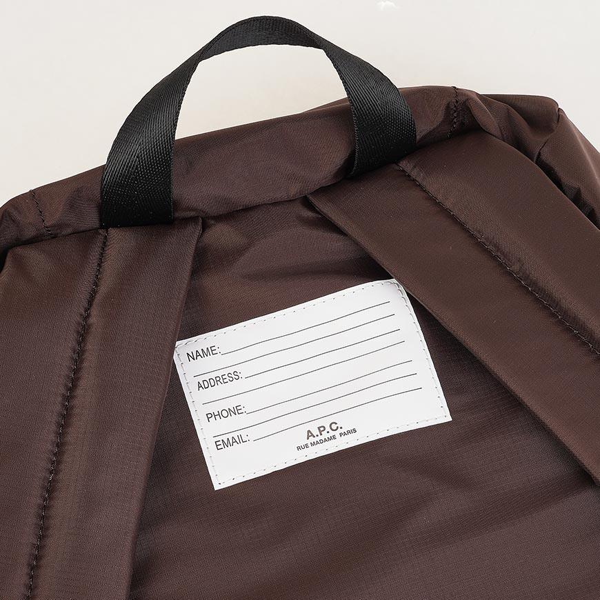A.P.C. Men’s Trek Nylon Backpack Black
