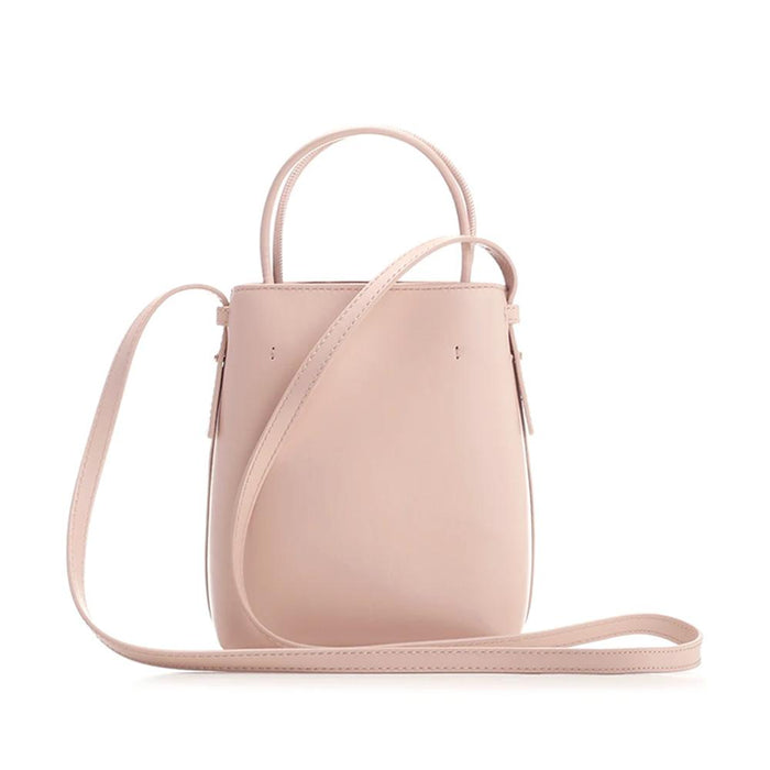 Chloe SENSE Logo Embroidered Micro Tote Bag Cement Pink Tote