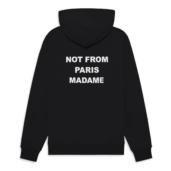 DROLE DE MONSIEUR Black Cotton Hoodie