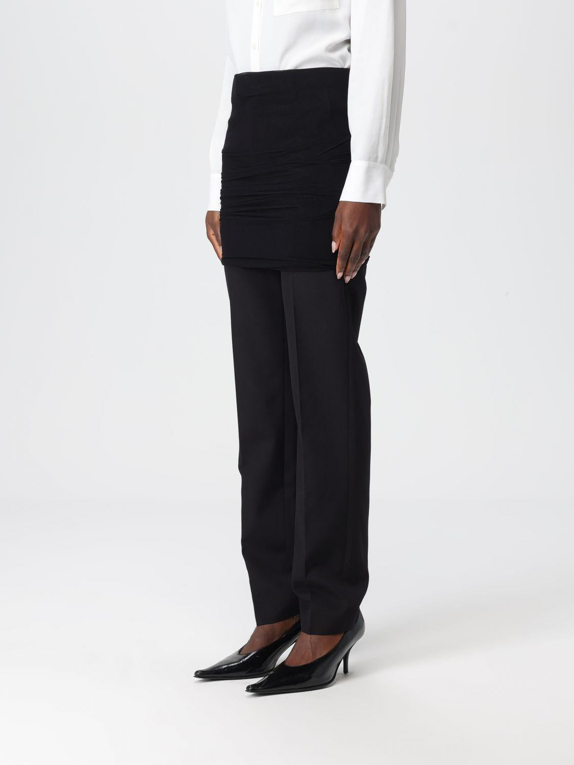 Maison Margiela Black Wool Classic Trousers