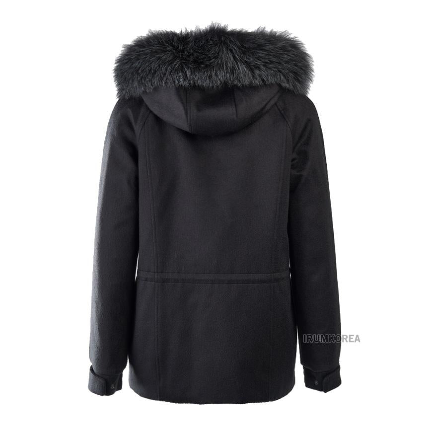 Loro Piana Women’s Icery Short Jacket Black Wool Blend