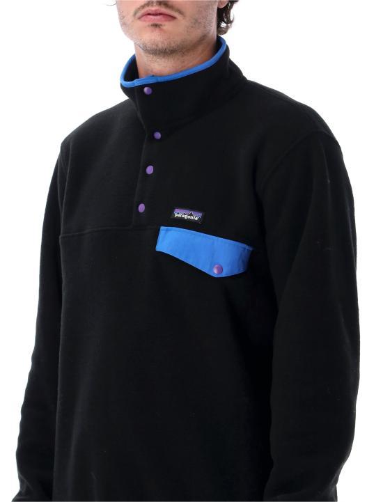 patagonia Synchilla Snap-T Fleece Pullover Black/Blue Men’s Jacket