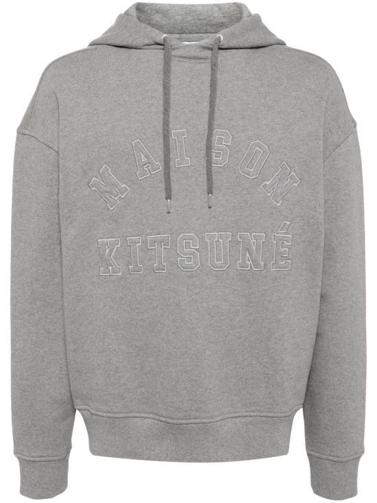 Maison Kitsune Women’s Cotton Hoodie S NM00702KM0326H131 MEDIUM GREY MELANGE DOM